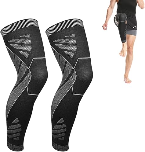 حزام الركبة الطويل بالسيليكون لشد الركبة طبياً Pro