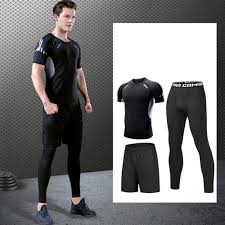 Ensemble sport homme 3 pieces ; ملابس رياضية رجالية سريعة الجفاف